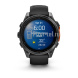 Умные часы Garmin Fenix 8 47mm Amoled Slate Carbon Grey с черным ремешком