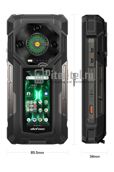 Смартфон Ulefone Armor 33 Pro 16/512Gb Phantom Black