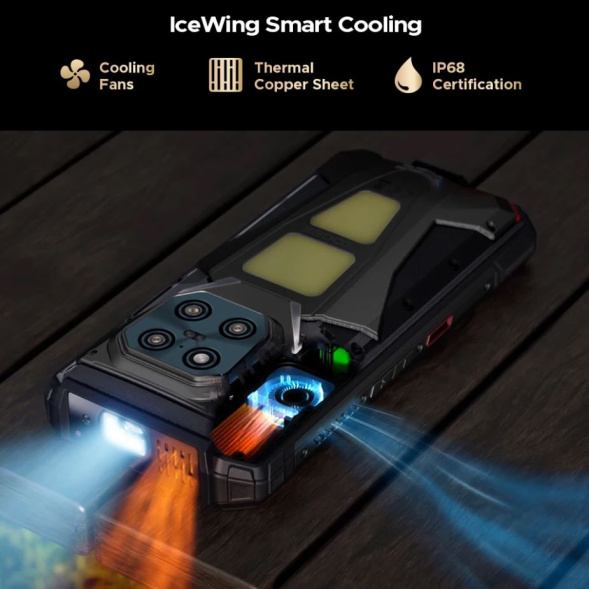 Смартфон Doogee V Max Play Projector 16/512Gb Armor Black