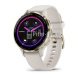 Умные часы Garmin Venu 3S 41mm Advanced GPS Smartwatch Ivory Gold с светло-бежевым ремешком