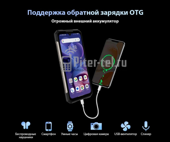 Смартфон Doogee S200 12/256Gb Shadow Gray
